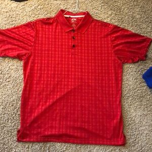 Men’s adidas clima cool golf polo. Size L